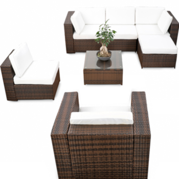 Polyrattan Lounge Garnitur Sitzgruppe