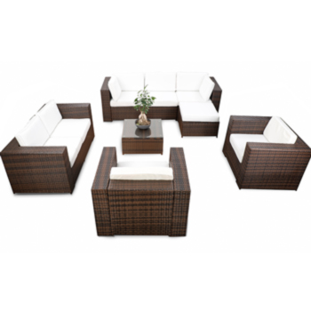 Polyrattan Lounge Möbel Set billig kaufen