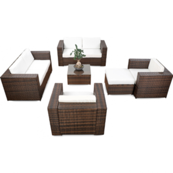 Gartenmöbel Polyrattan XXXL Lounge Sofa Set XINRO kaufen